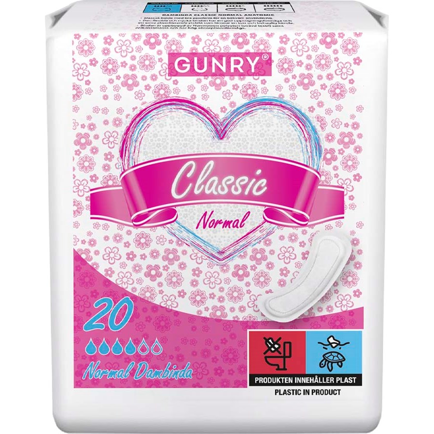 Gunry Intimate Pads Classic Normal 20 st