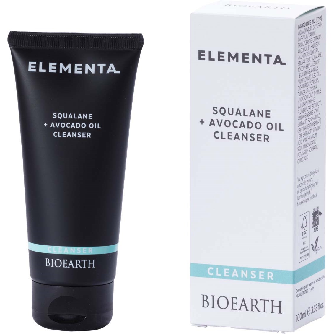 Bioearth Elementa  Squalane + Avocado Oil Cleanser