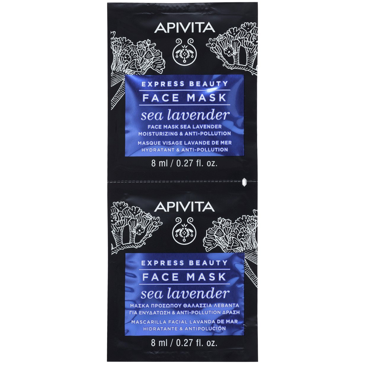 APIVITA Express Beauty Moisturizing & Anti-pollution Face Mask with Se