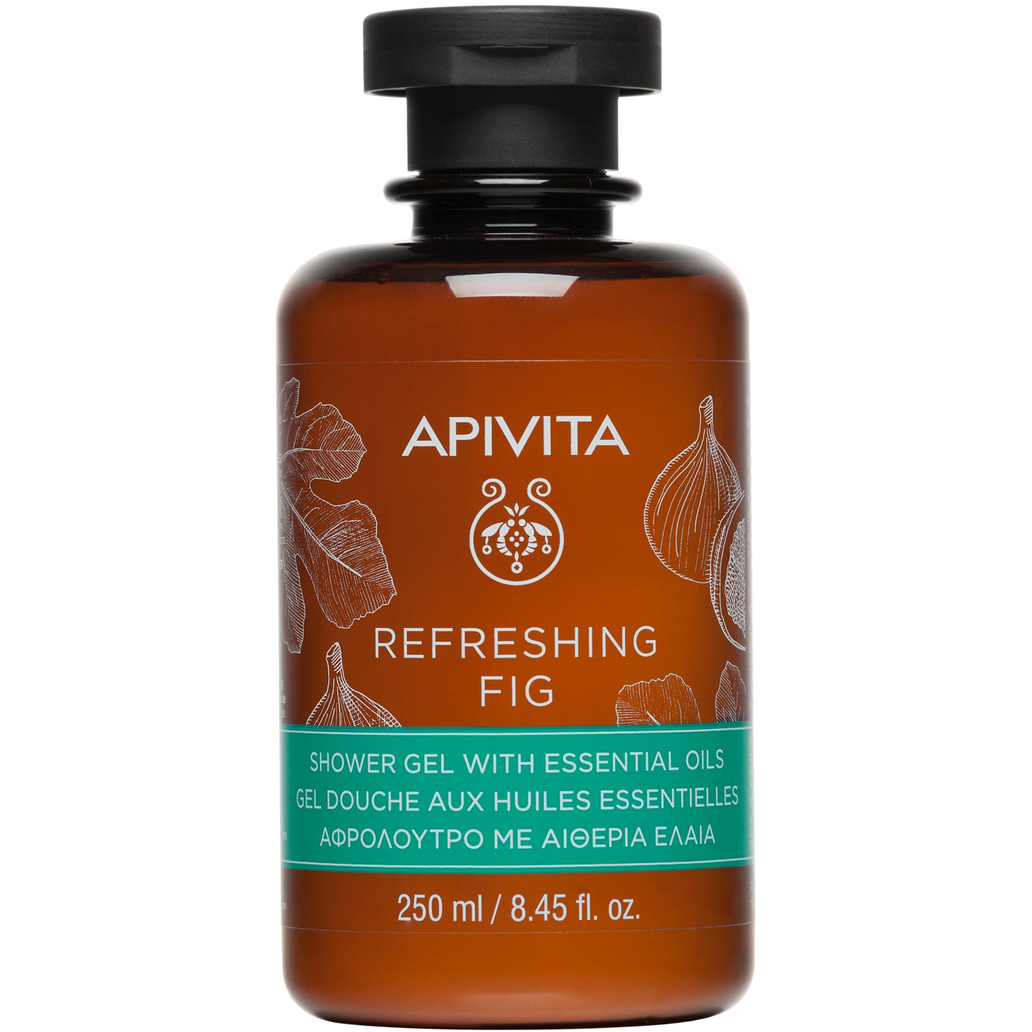 APIVITA Refreshing Fig  Shower Gel with Essential Oils with Fig  250 m