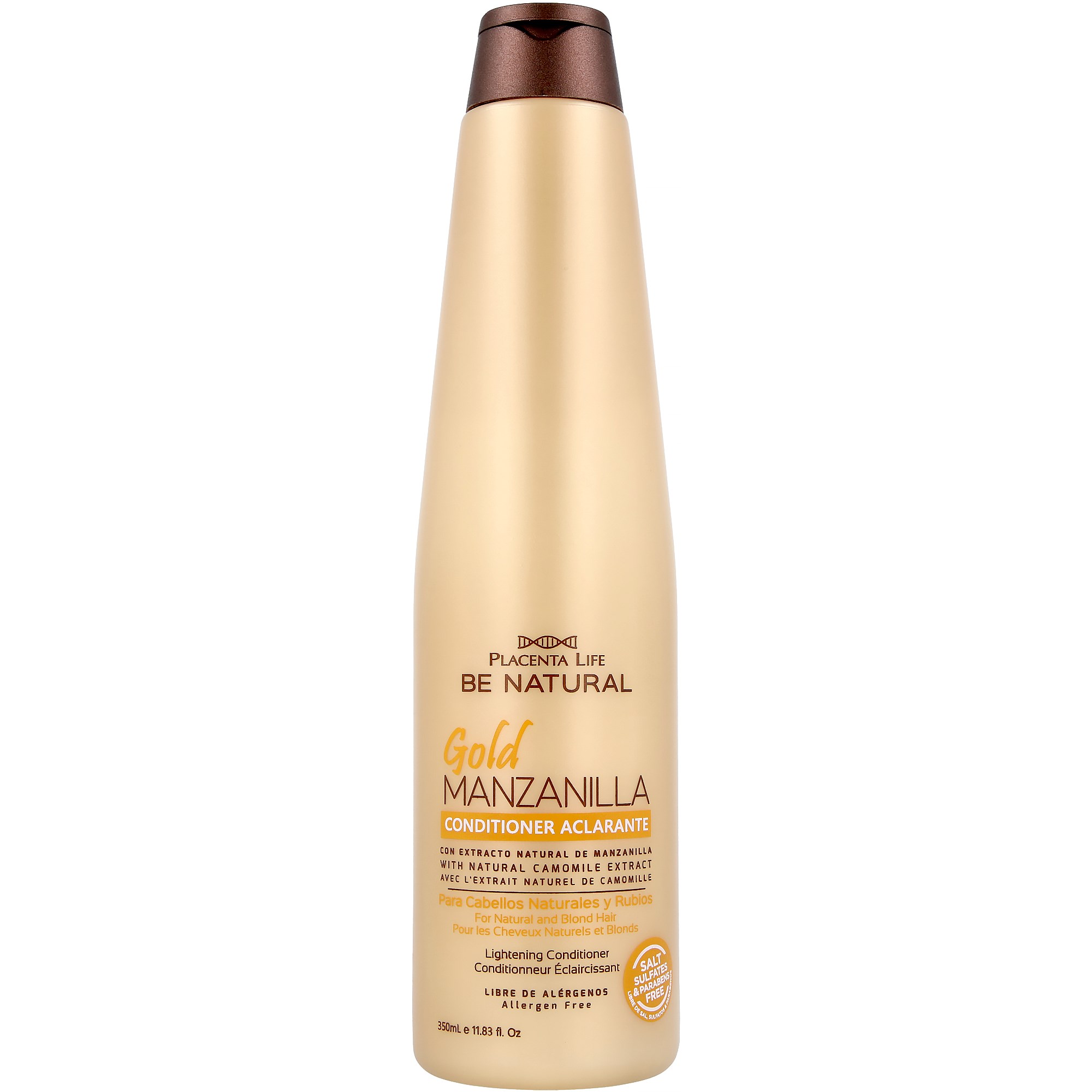 Be natural Gold Manzanilla Conditioner Aclarante Fco X  350 ml