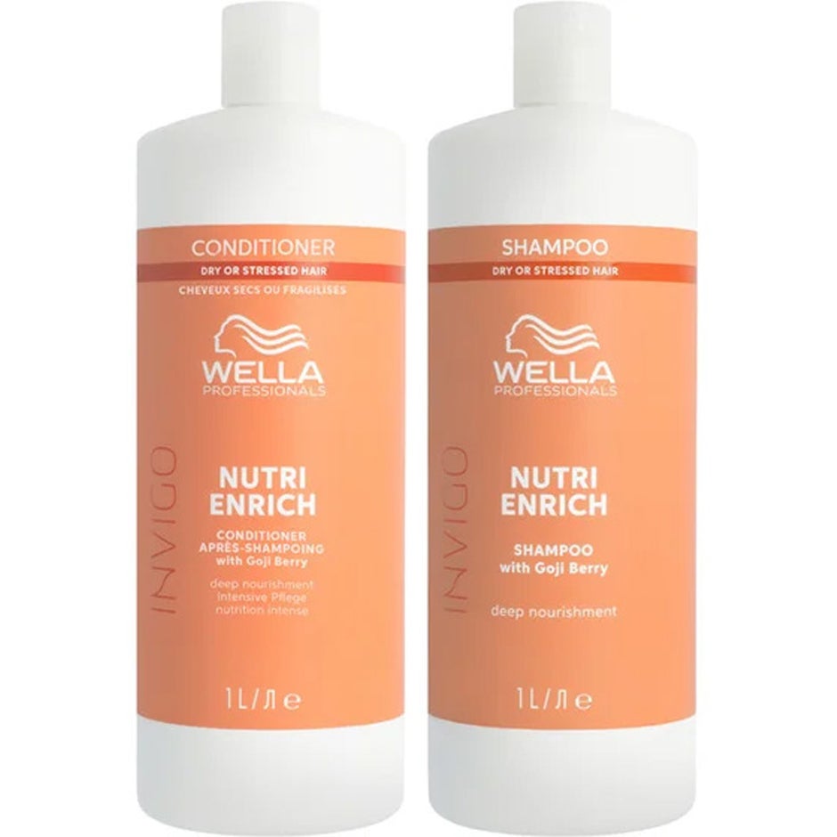 Wella Professionals INVIGO Nutri-Enrich Duo Shampoo 1000 ml & Conditioner 1000 ml - 2000 ml