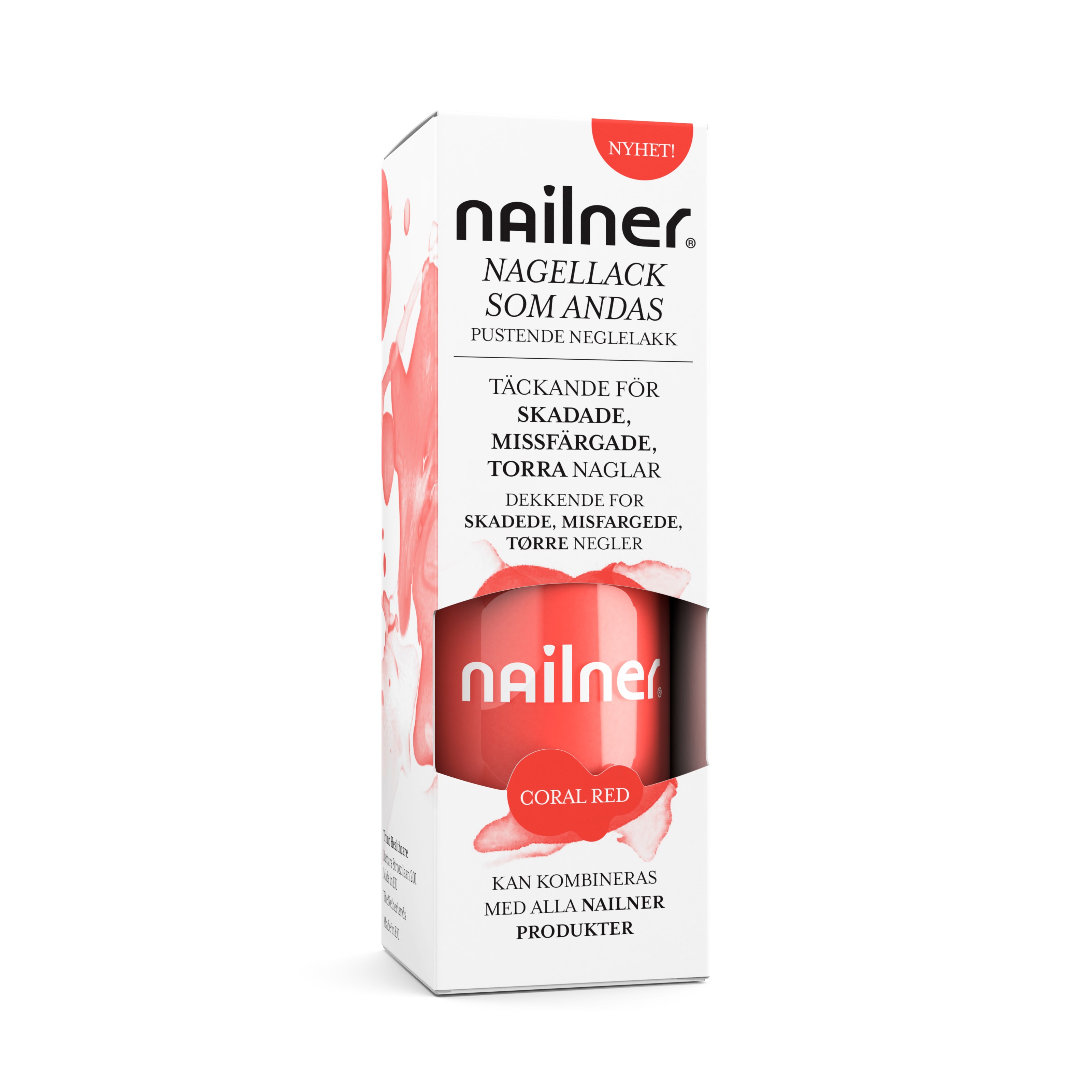 Nailner Nailpolish Coral Red