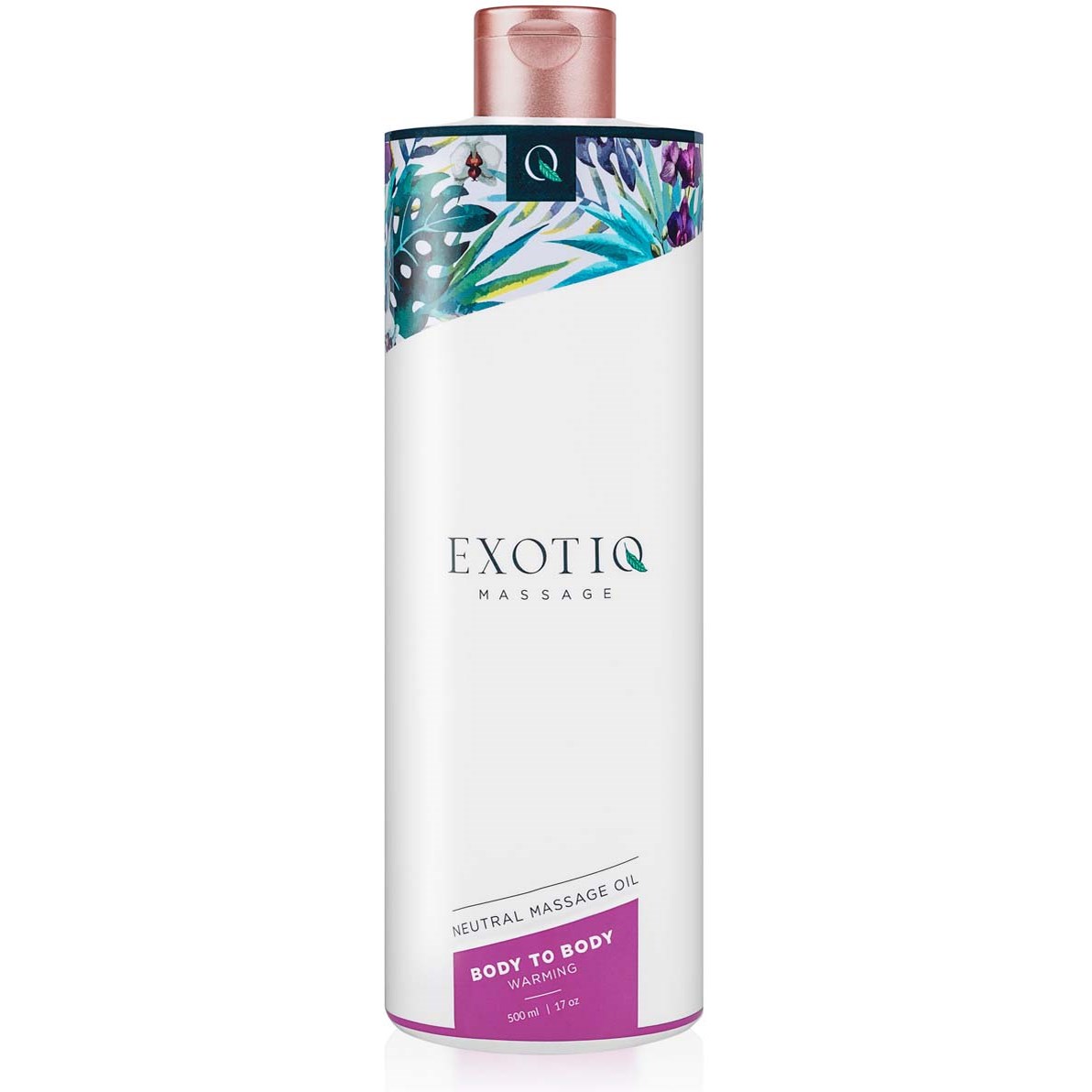 Exotiq  Body To Body Neutral Warming Massage Oil  500 ml