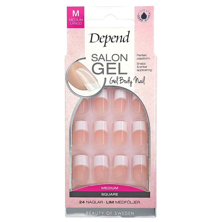 Depend Salon Gel Rosa Square Medium