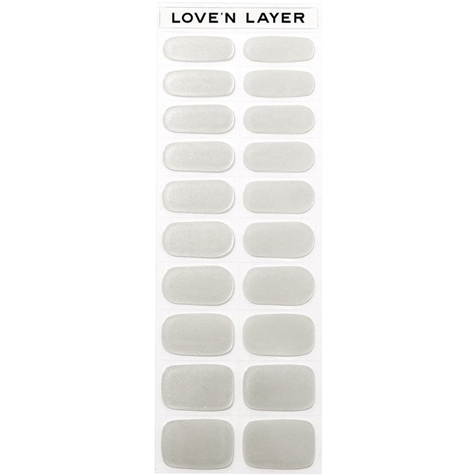 Love'n Layer Dark Days Metallic Shiny Silver