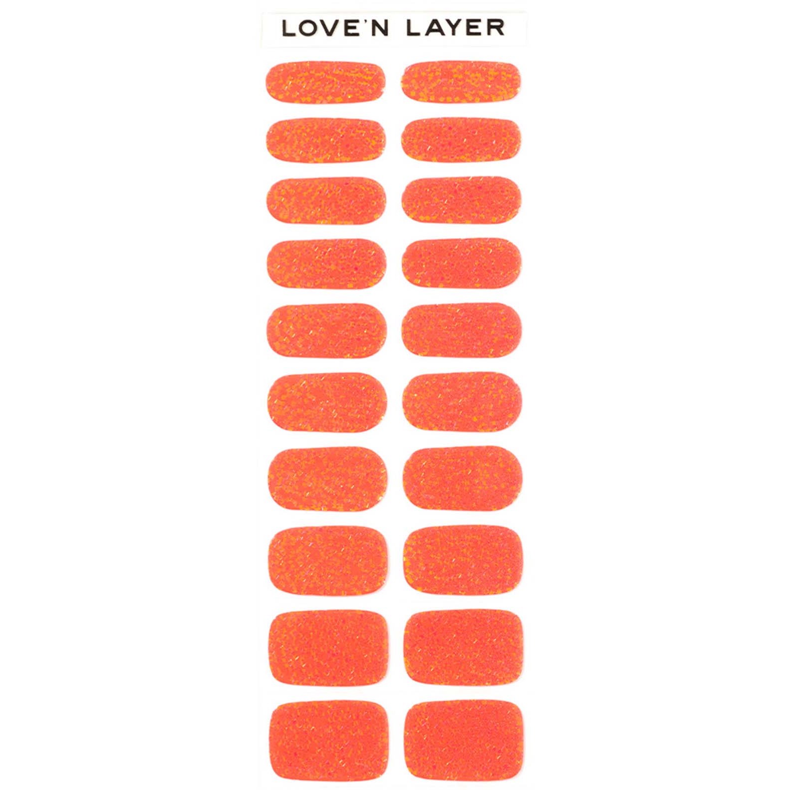 Love'n Layer Square Sparkle Orange