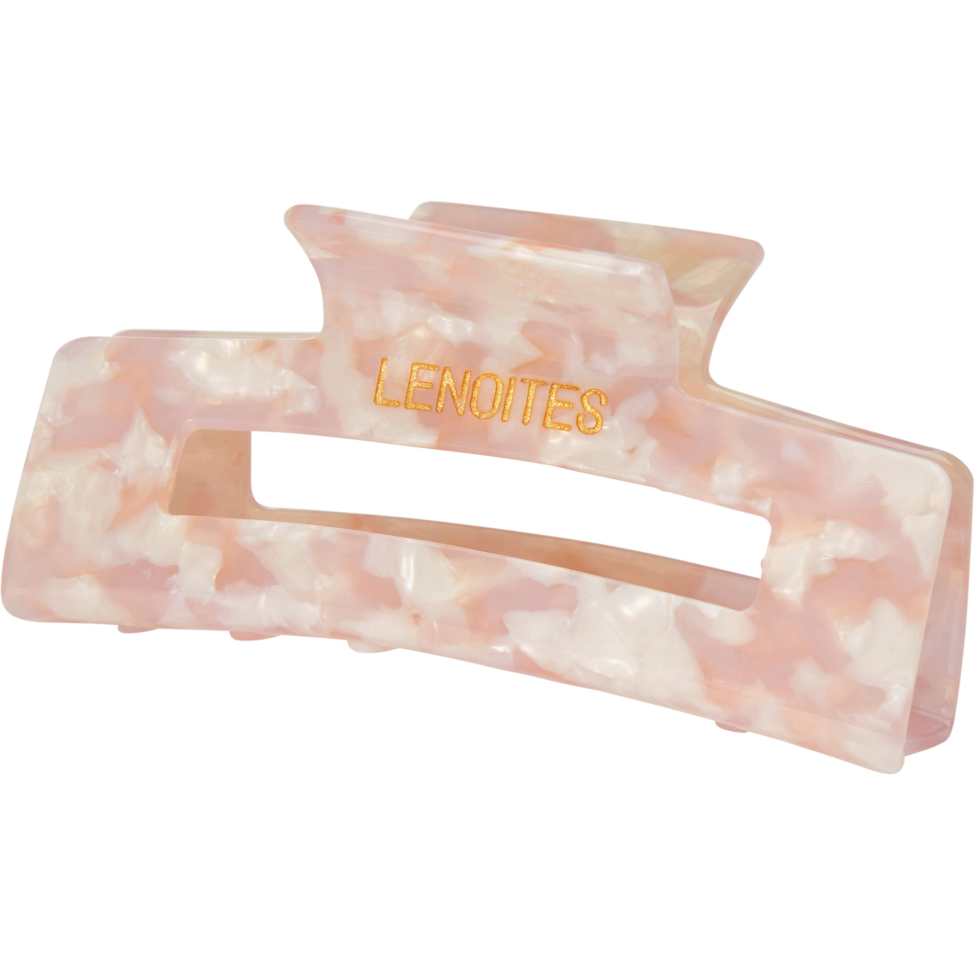 Lenoites Premium Eco-Friendly Hair Claw Pearly Pink - pcs 1