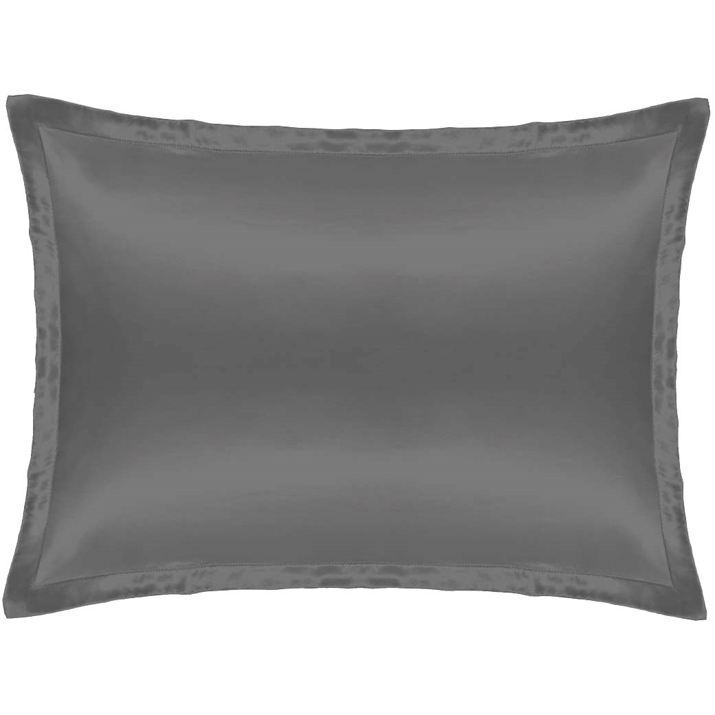 Cloud & Glow Silk Pillowcase  Charcoal