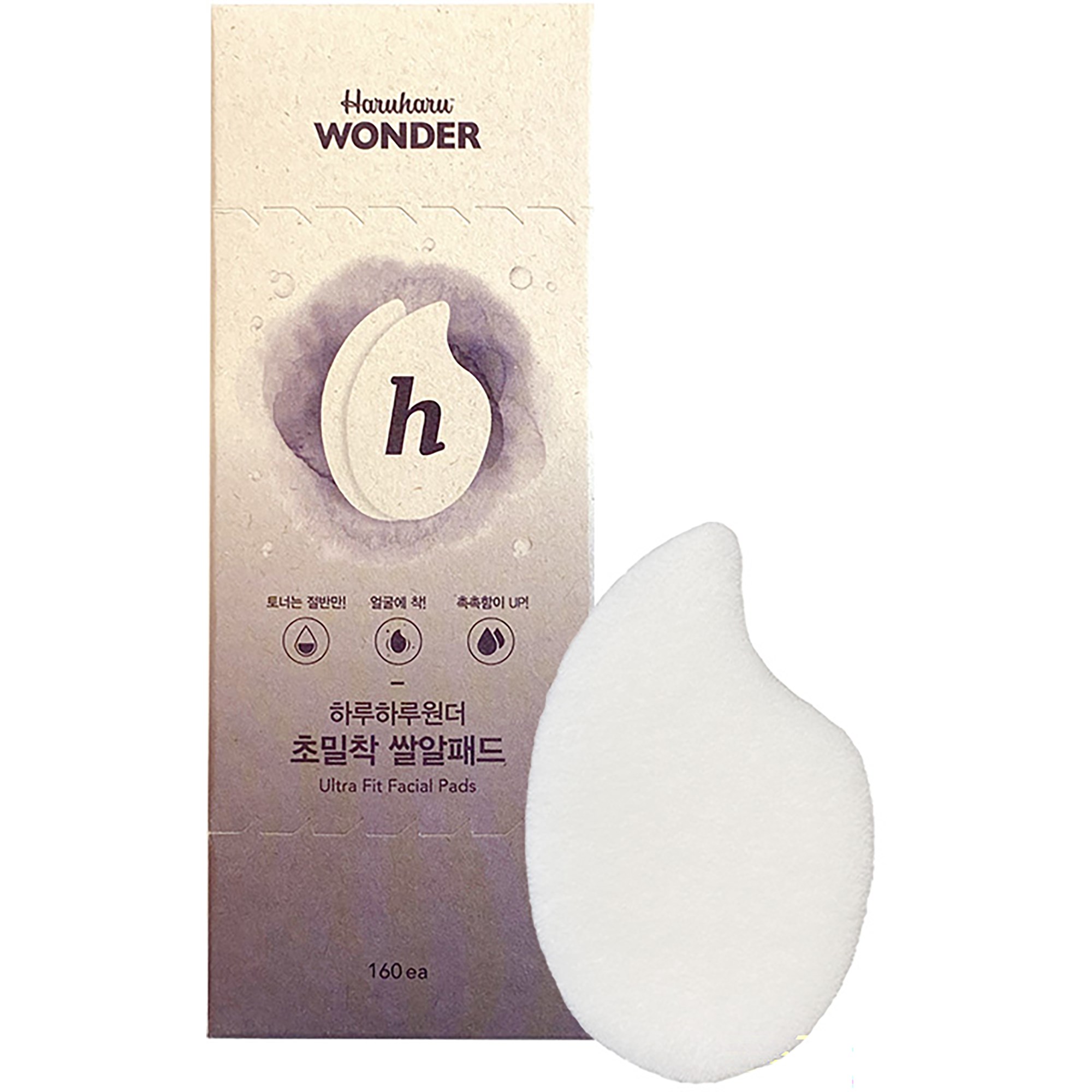 haruharu wonder Ultra Fit Facial Pad 160 st