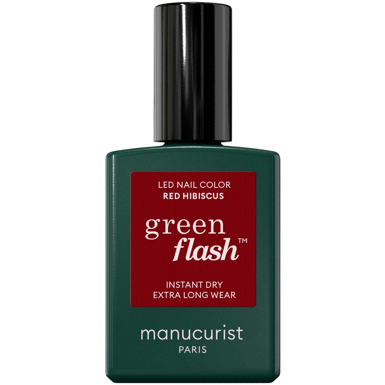 Manucurist Green Flash Gel Polish Red Hibiscus