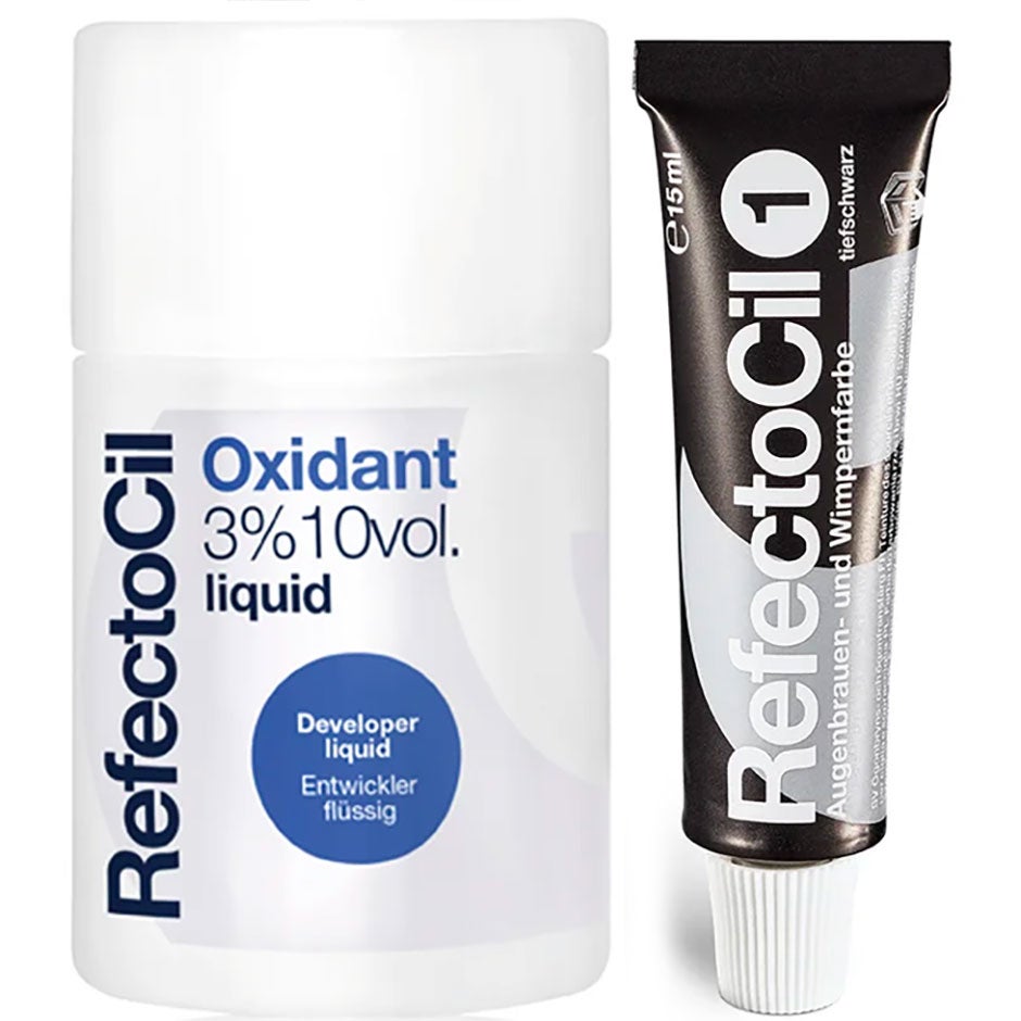 RefectoCil Eyebrow Color & Oxidant 3% Liquid Black