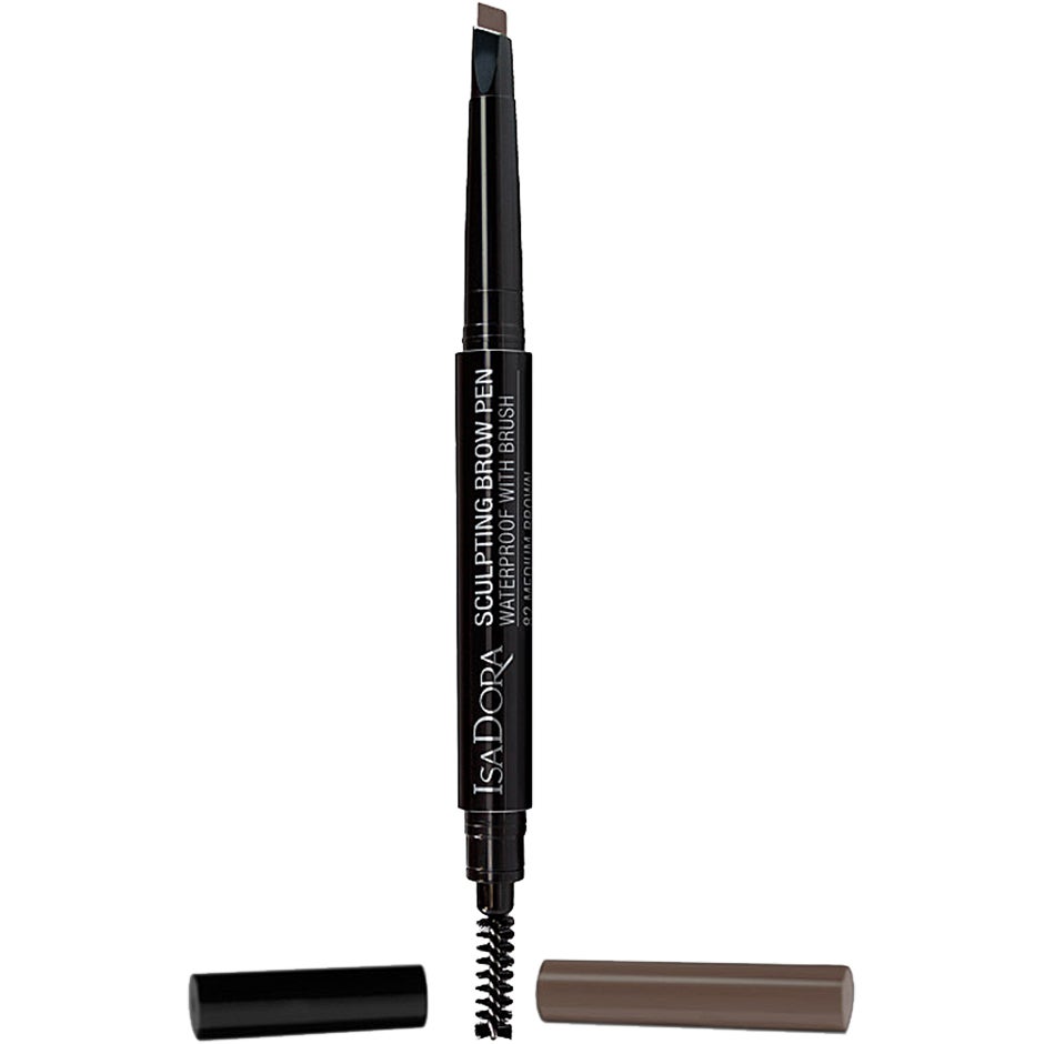 IsaDora Sculpting Brow Pen Waterproof With Brush Medium Brown