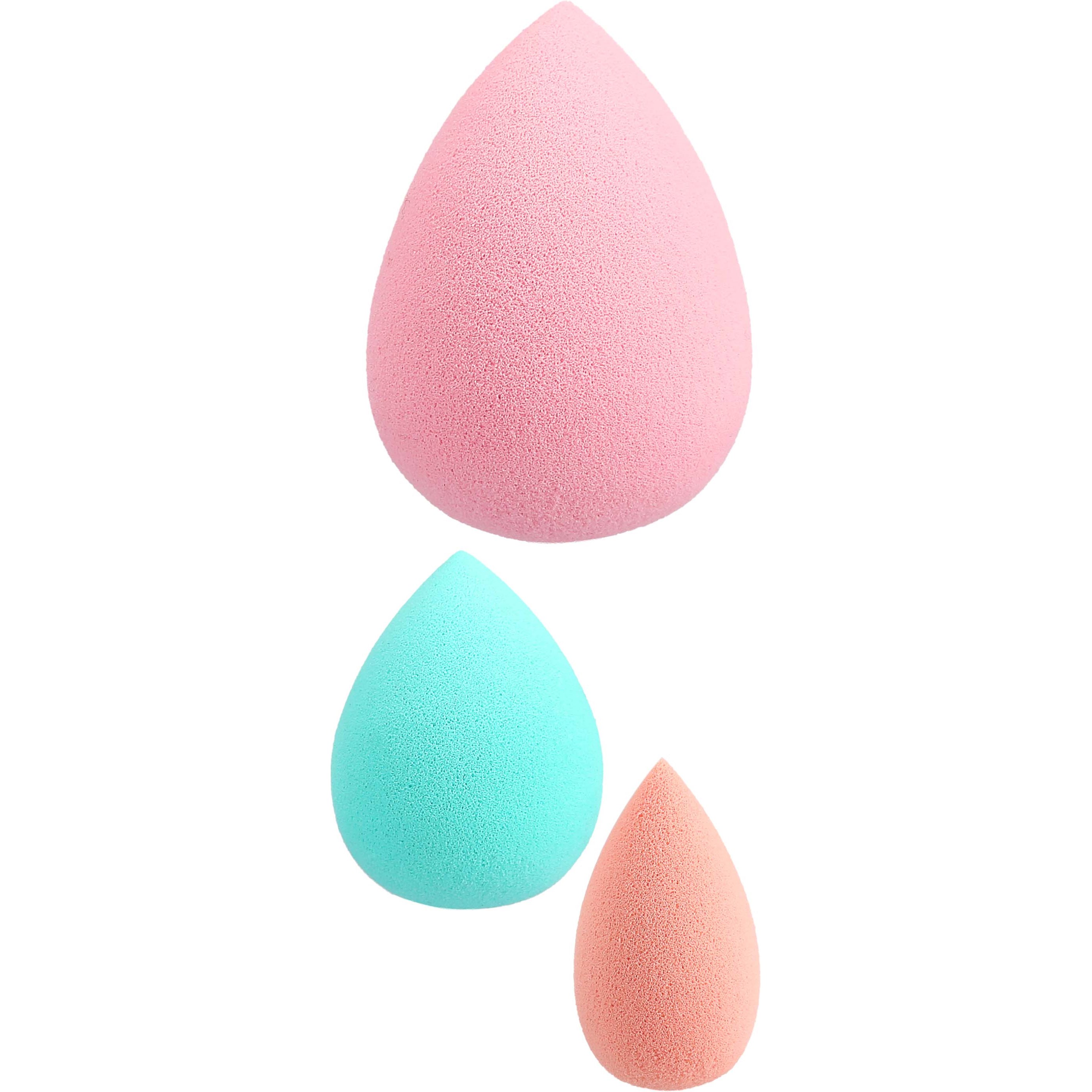 ilū Makeup Sponges Mini Medium Large 3 st