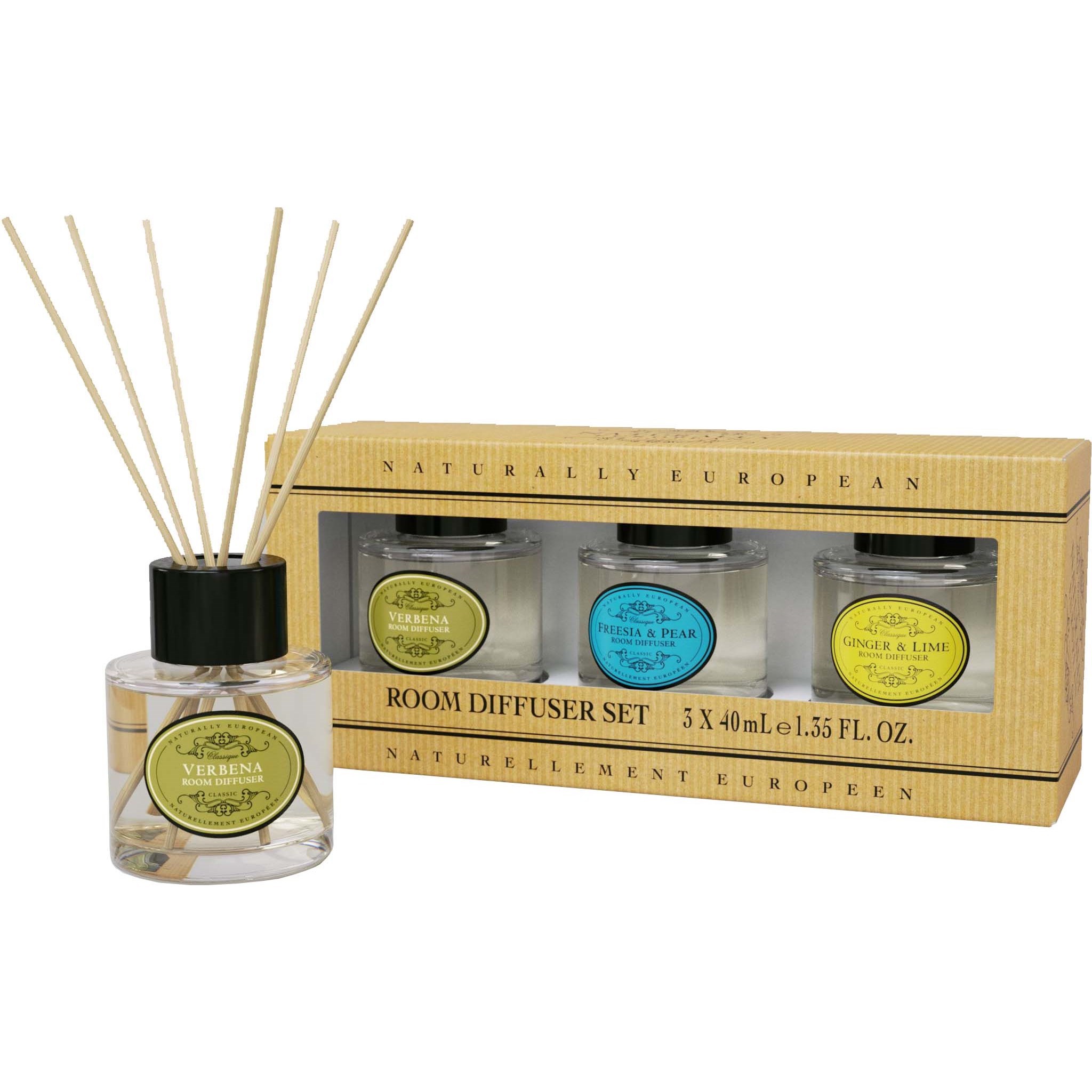 Naturally European Mini Diffuser Set 3 x 40 ml