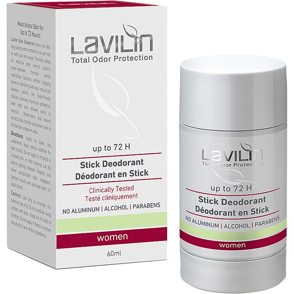 Lavilin 72 h Deodorant Stick For Women With Probiotics - 60 ml