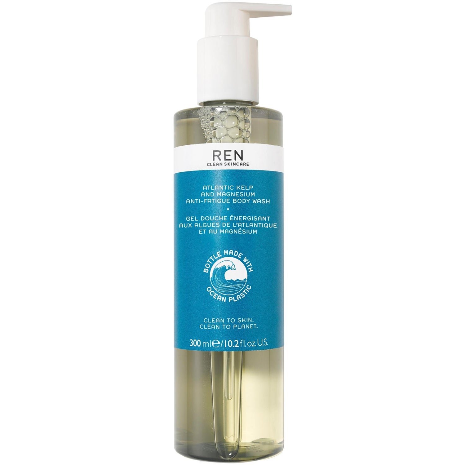 REN Atlantic Kelp And Magnesium Anti-Fatigue Body Wash 300 ml