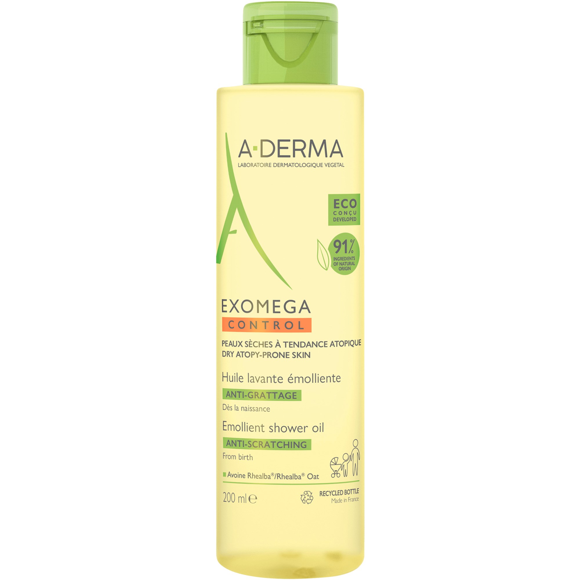 A-derma Exomega Control Shower Oil 200 ml