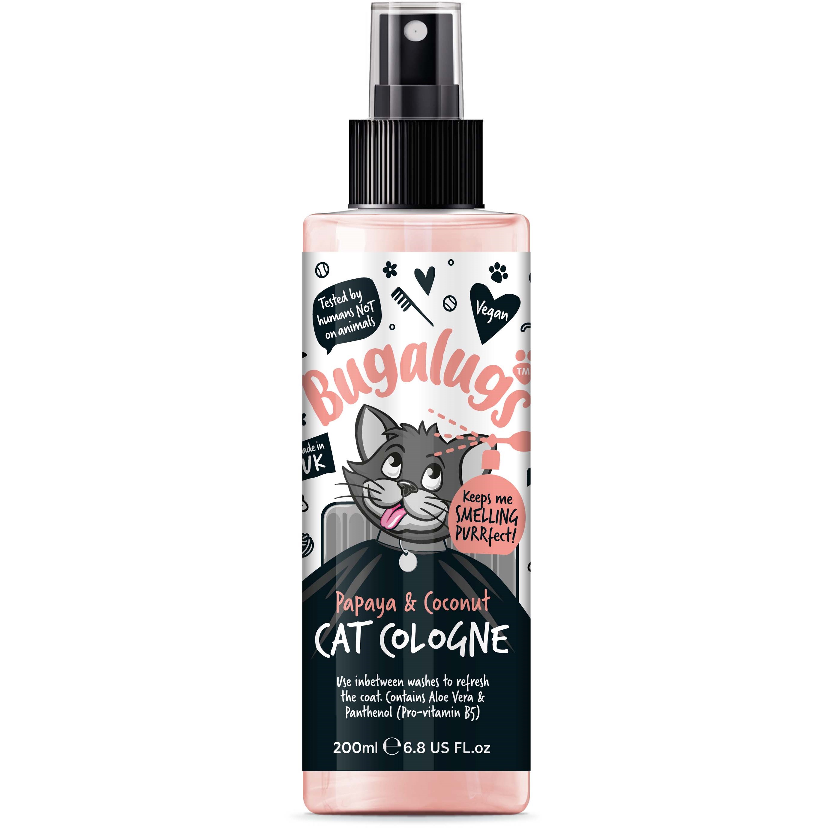 Bugalugs Papaya & Coconut Cat Cologne 200 ml