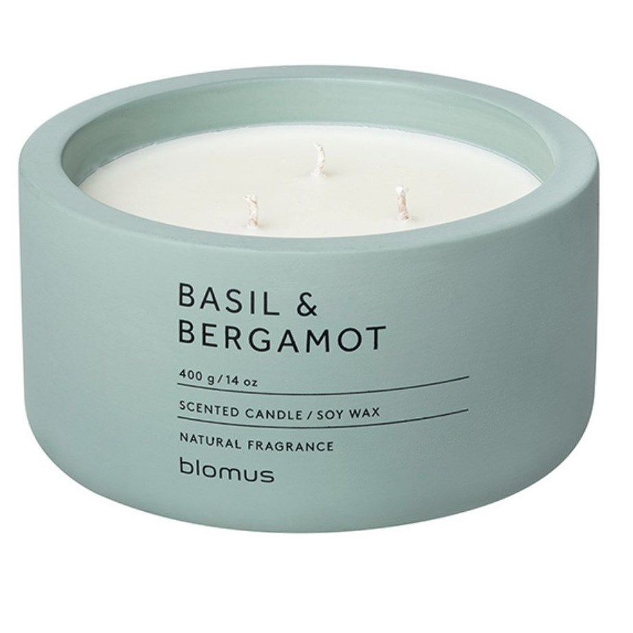 blomus Scented Candle Pine Gray Basil & Bergamot 400 g