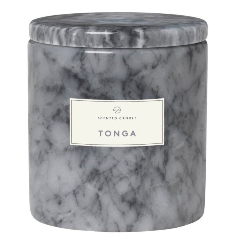 blomus Scented Candle Marble Sharkskin Tonga 685 g