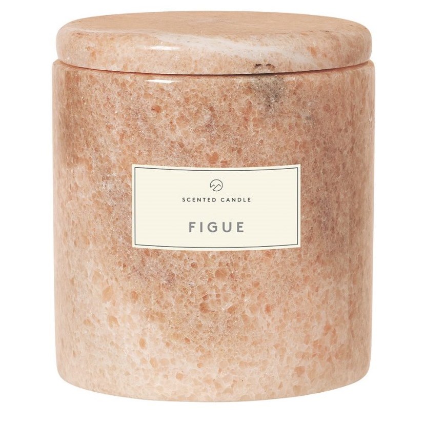 blomus Scented Candle Indian Tan Marble Fig 2036 g