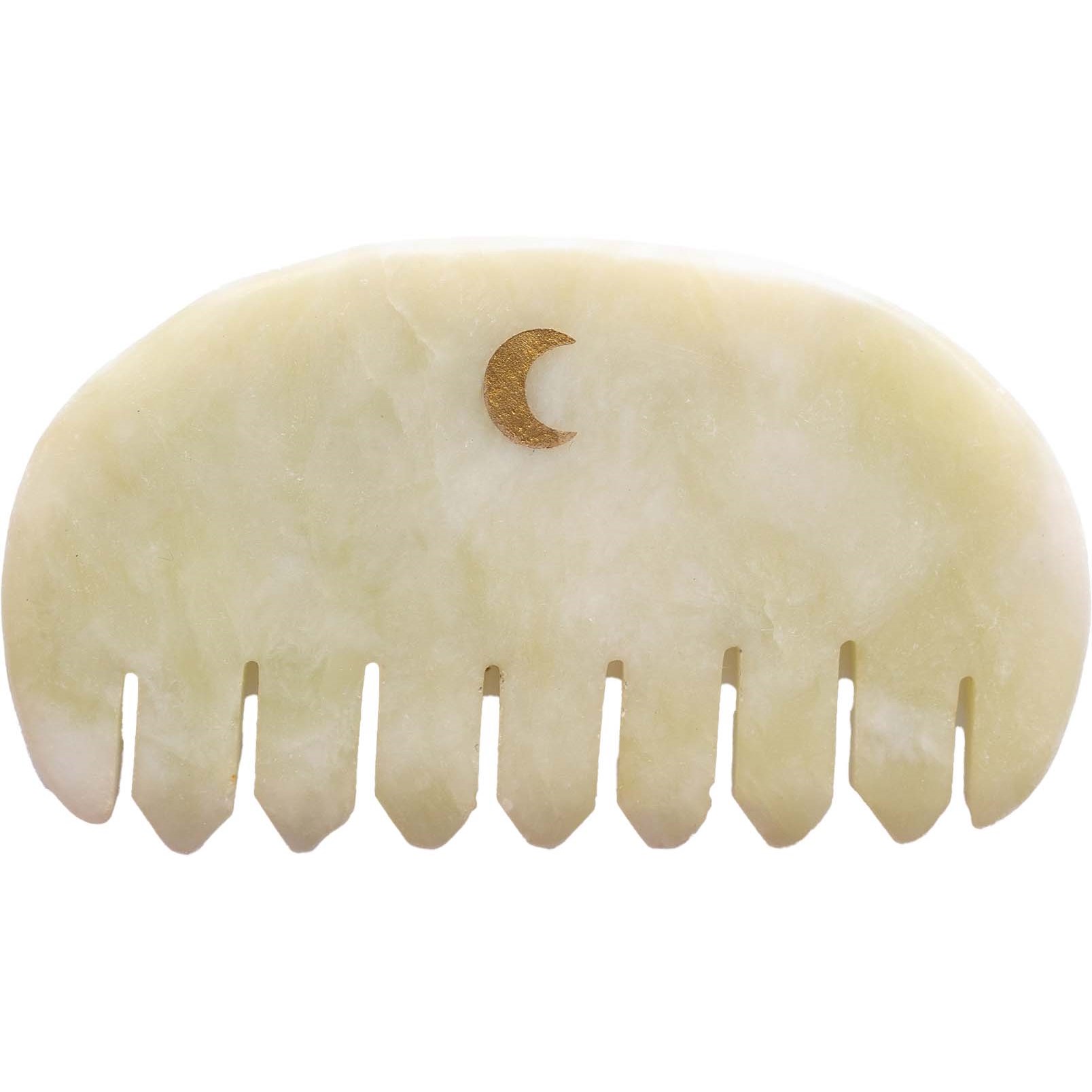 Oh La Moon Scalp Gua Sha Comb - Jade 57 g