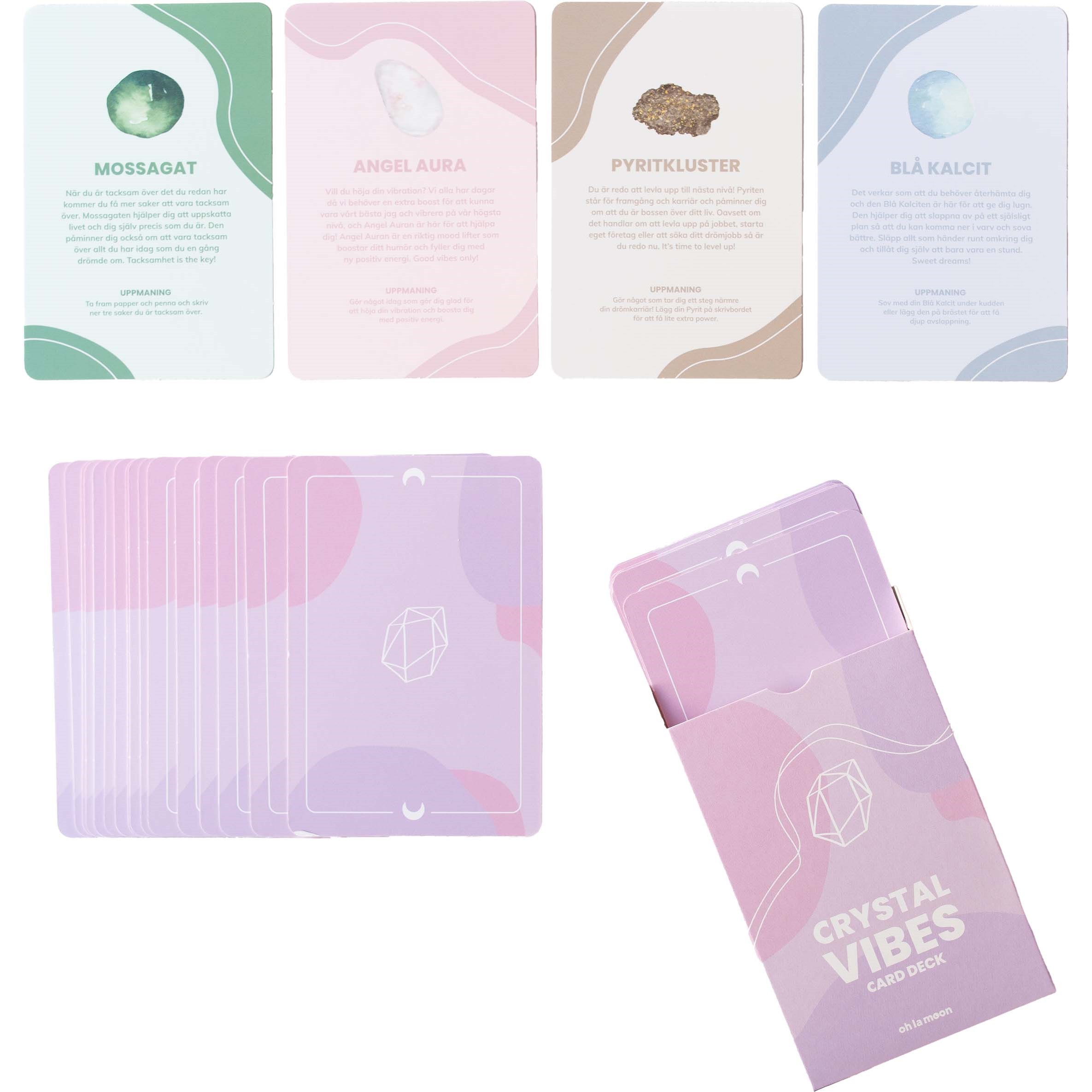 Oh La Moon Crystal Vibes Card Deck 150 g