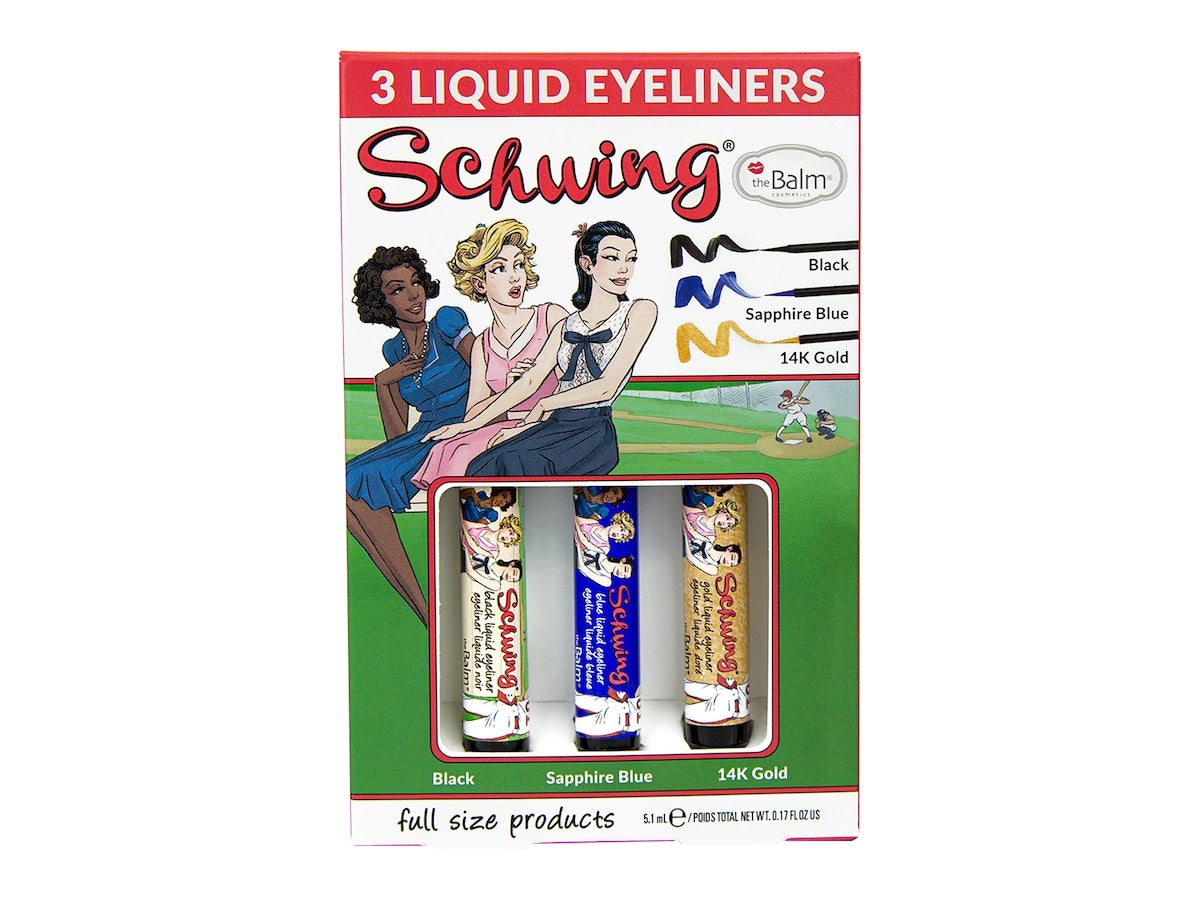 the Balm Schwing Eyeliner Trio Kit