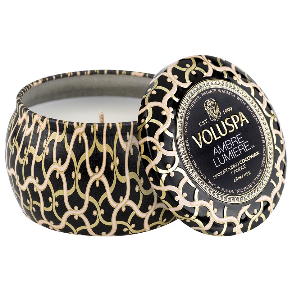 Voluspa Mini Tin Candle Ambre Lumiere - 113 g