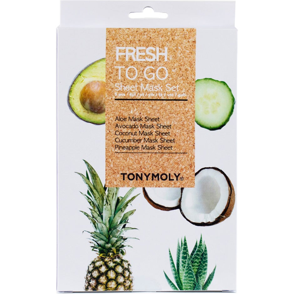 Tonymoly Fresh To Go Sheet Mask Set 5 pcs