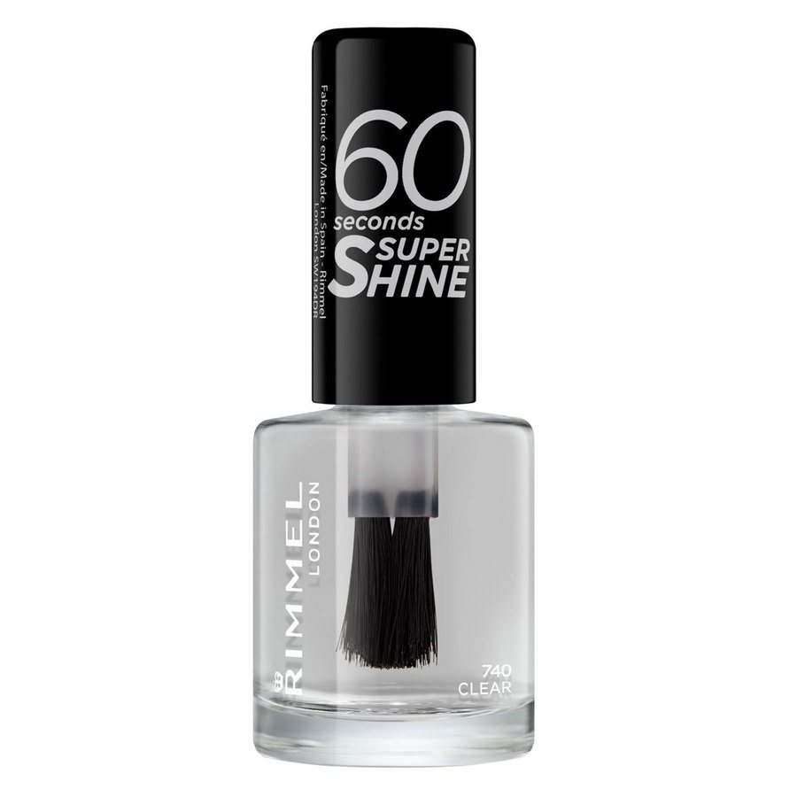 Rimmel London 60 Seconds Super Shine Nail Polish #740 Clear 8ml