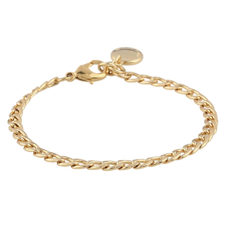 Snö Of Sweden Chase Mario Small Bracelet Plain Gold