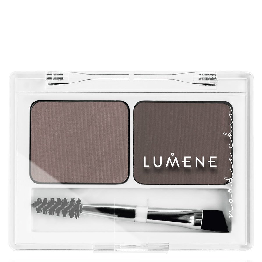 Lumene Nordic Chic Extra Stay Eyebrow Palette 3,6 g ─ Medium Brow