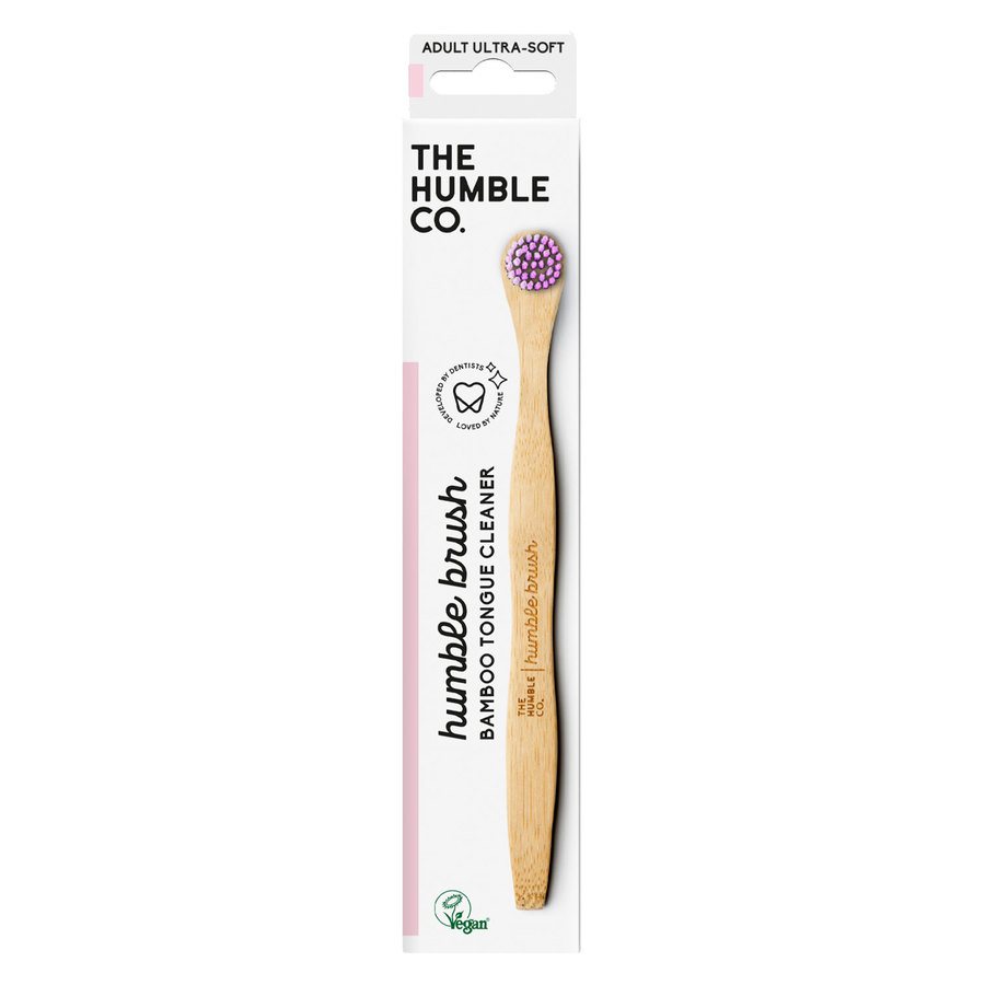 The Humble Co Humble Tongue Scraper Purple Ultra Soft