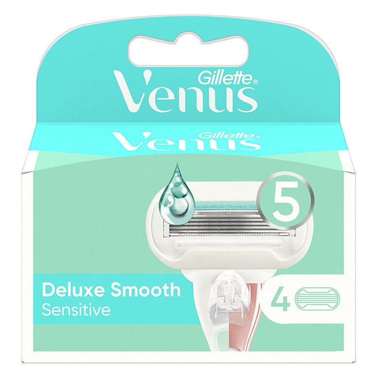 Venus Deluxe Smooth Sensitive Razor Blades 4 st