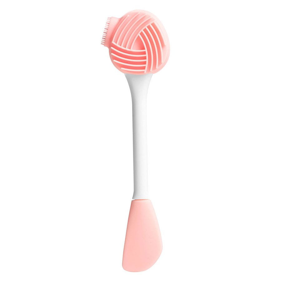 Shelas Mud Mask Silicone Brush Pink 1 st