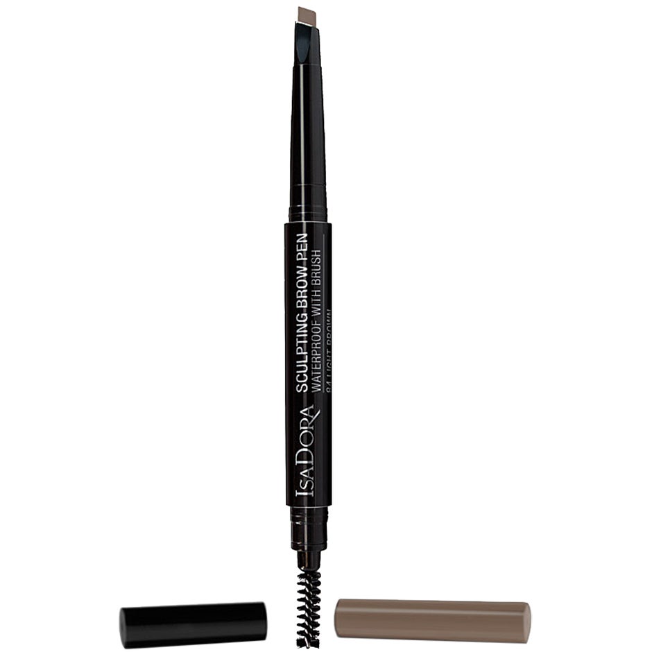 IsaDora Sculpting Brow Pen Waterproof With Brush Light Brown