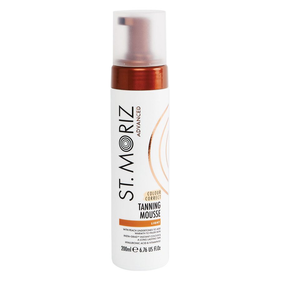 St Moriz Advanced Colour Correcting Tanning Mousse Light 200 ml