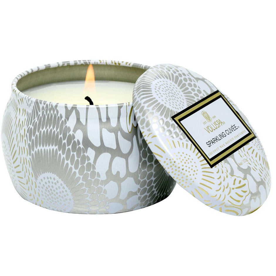 Voluspa Mini Tin Candle Sparkling Cuvée 25h - 113 g