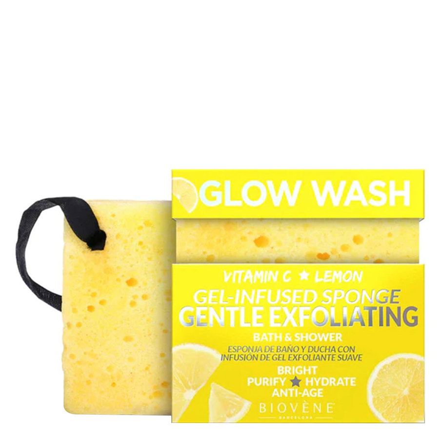 Biovène Glow Wash Gentle Exfoliating Vitamin C & Lemon Gel-Infuse