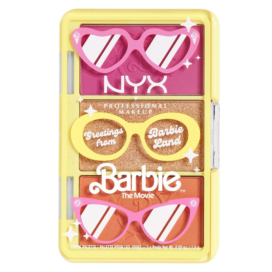 NYX Professional Makeup Barbie Pressed On The Go Mini Cheek Palet