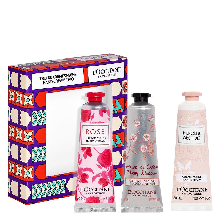 L'Occitane Hand Cream Trio Flowered