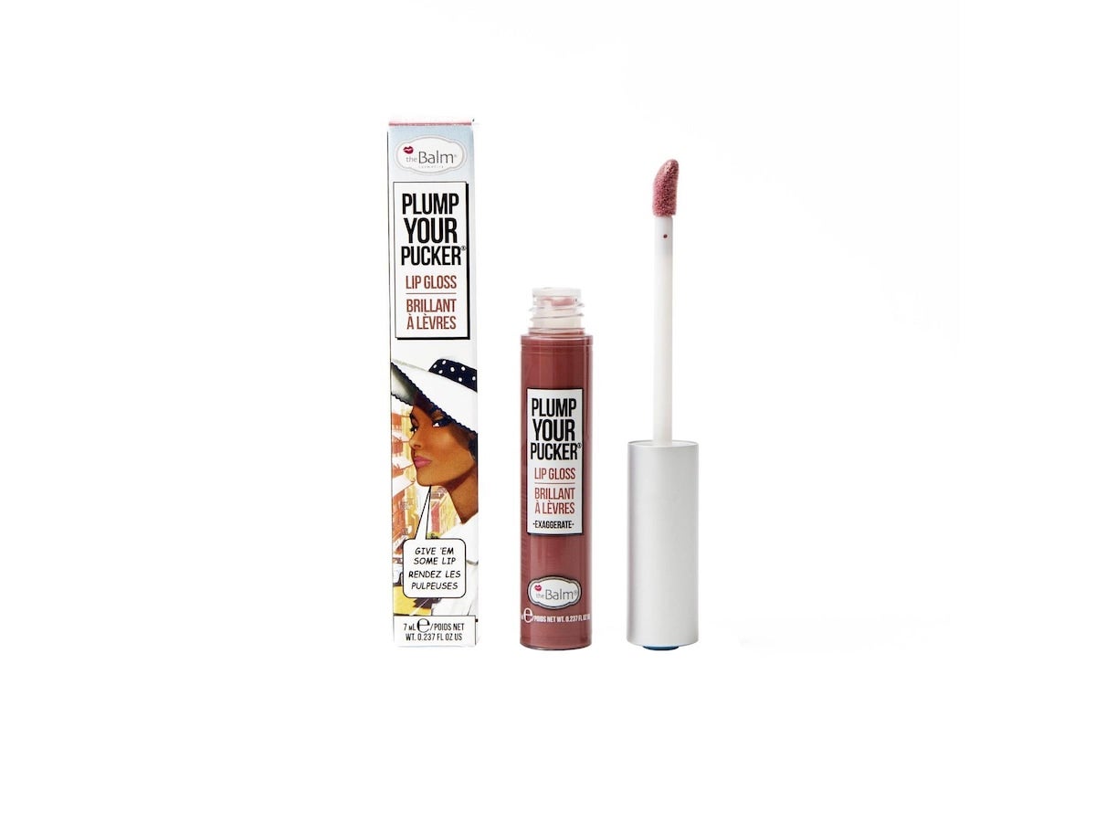 the Balm Plump Your Pucker Lip Gloss Exaggerate