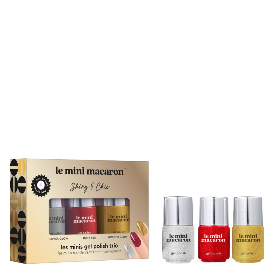 Le Mini Macaron Gel Polish Trio Les Minis Shiny & Chic 3 x 4 g