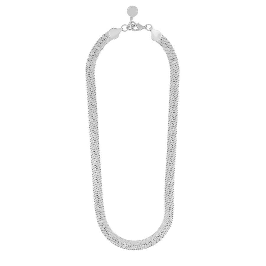 Snö of Sweden Bella Chain Necklace Plain Silver 45 cm