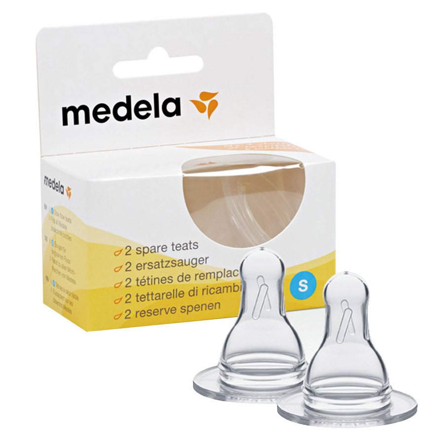 Medela Spare Teats S 0–3 Months 2 st