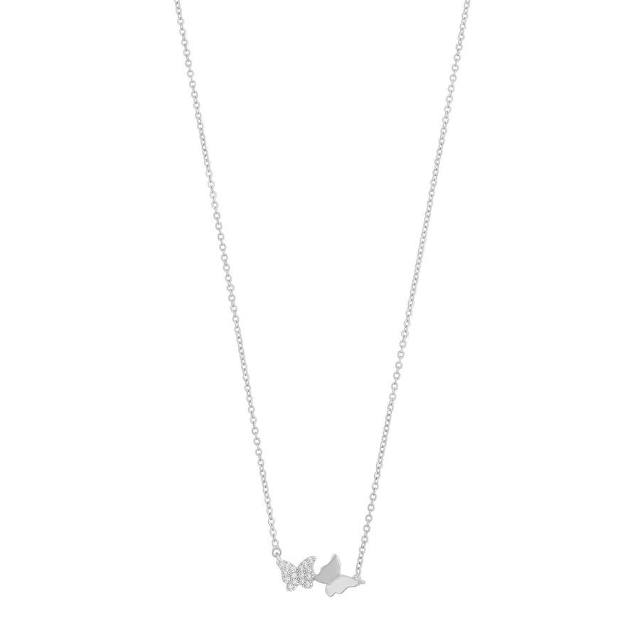 Snö of Sweden Vega Necklace Silver/Clear