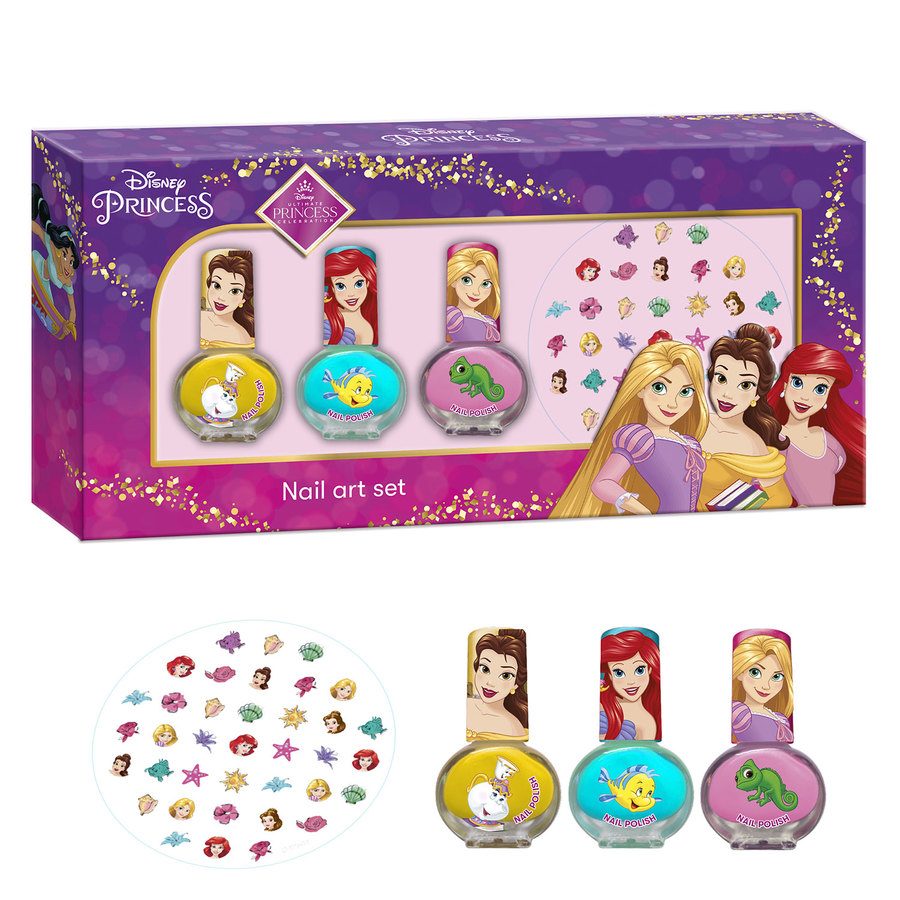 Disney Princess Nail Art Set 4 st