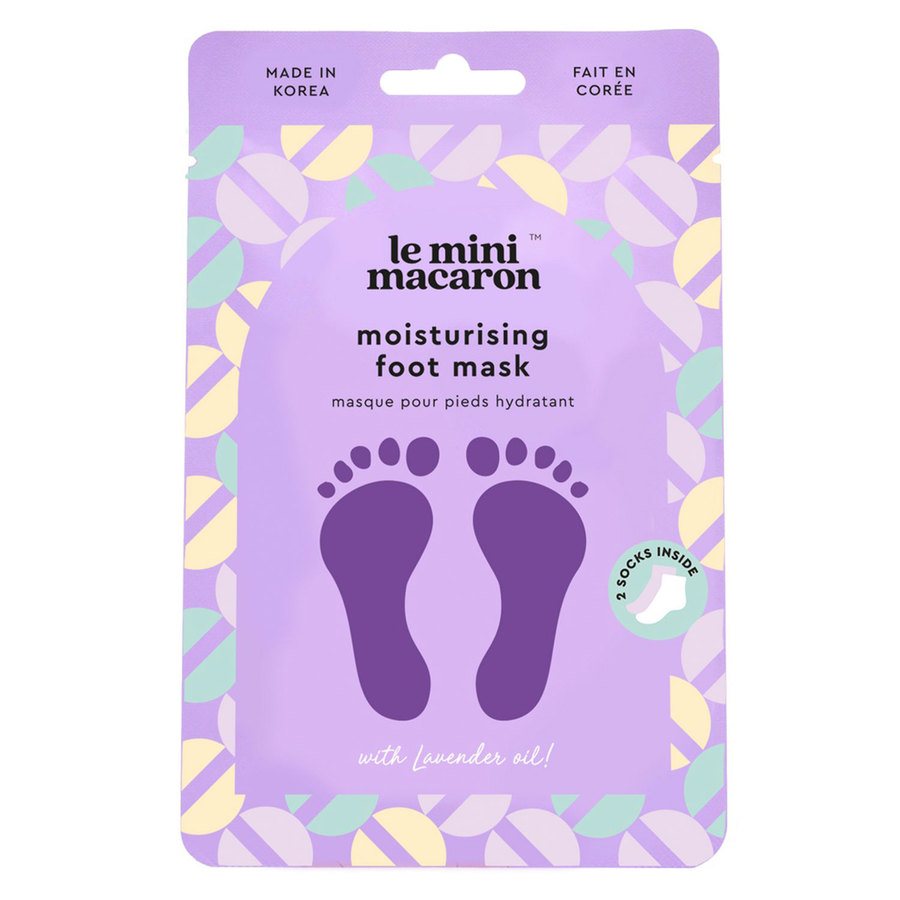 Le Mini Macaron Foot Mask Lavender 1 par